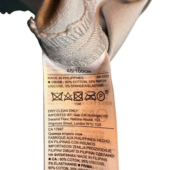 Banana‎ Republic Sz 12 Bi-Stretch Sheath Dress Gray Office Minimalist Preppy - Picture 4 of 11